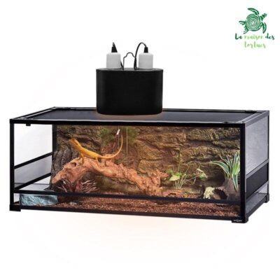 Support de lampe pour terrarium